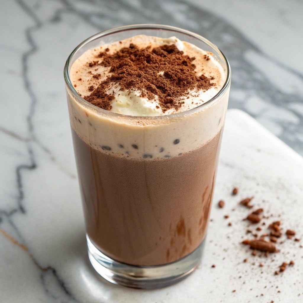 Chocolate Powder No Sugar Added 16 oz Healthy Beverage Mix for Hot Cold