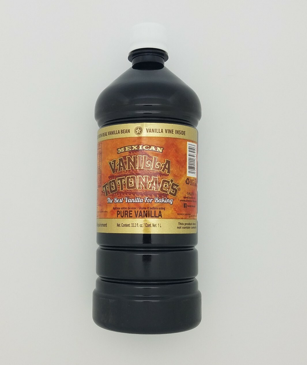 Totonac’s Pure Mexican Vanilla extract, 33.2 Ounces (Baking)
