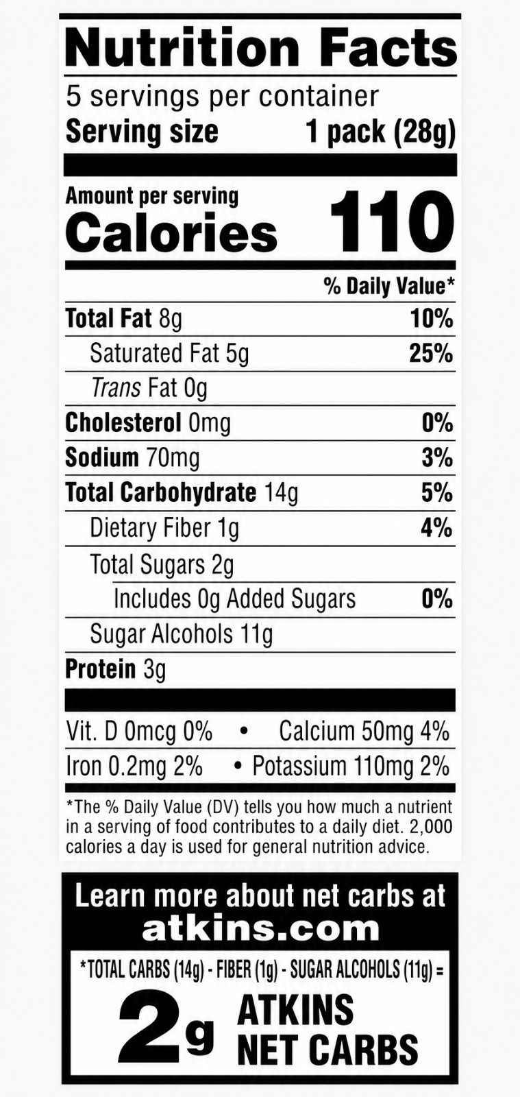 Atkins Endulge Treat, Peanut Butter Candies Keto Friendly, 5 Count NEW LOW PRICE