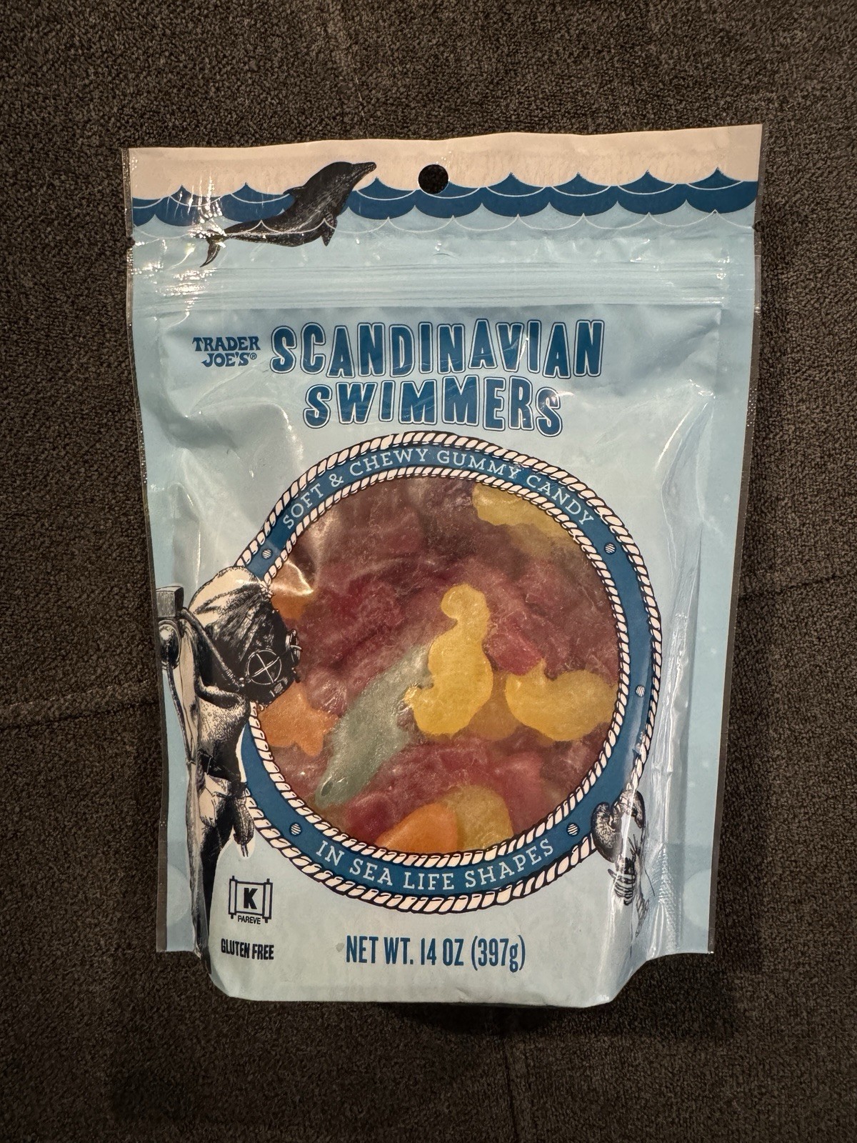 Trader Joe’s Scandinavian Swimmers Gummy Candy 14oz Gluten Free