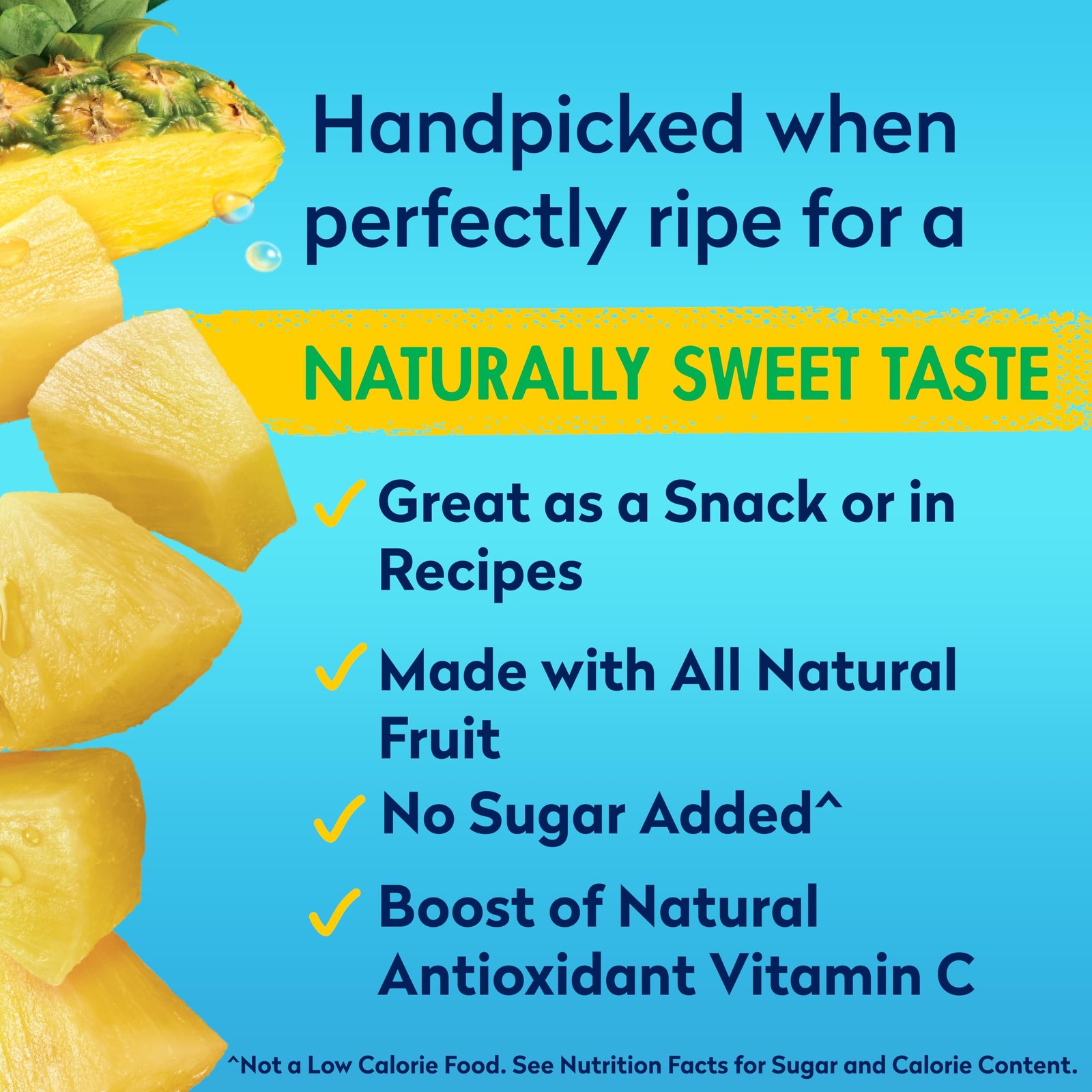Dole Canned Fruit, Pineapple Chunks in 100% Pineapple Juice, Gluten Free, Pantry