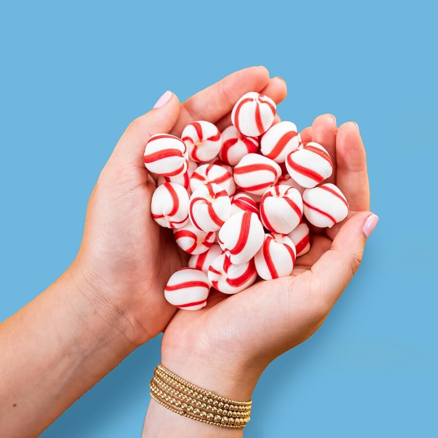Bob’s Sweet Stripes 8oz ~ soft mint Bobs candy peppermint ~ Half Pound Sweets