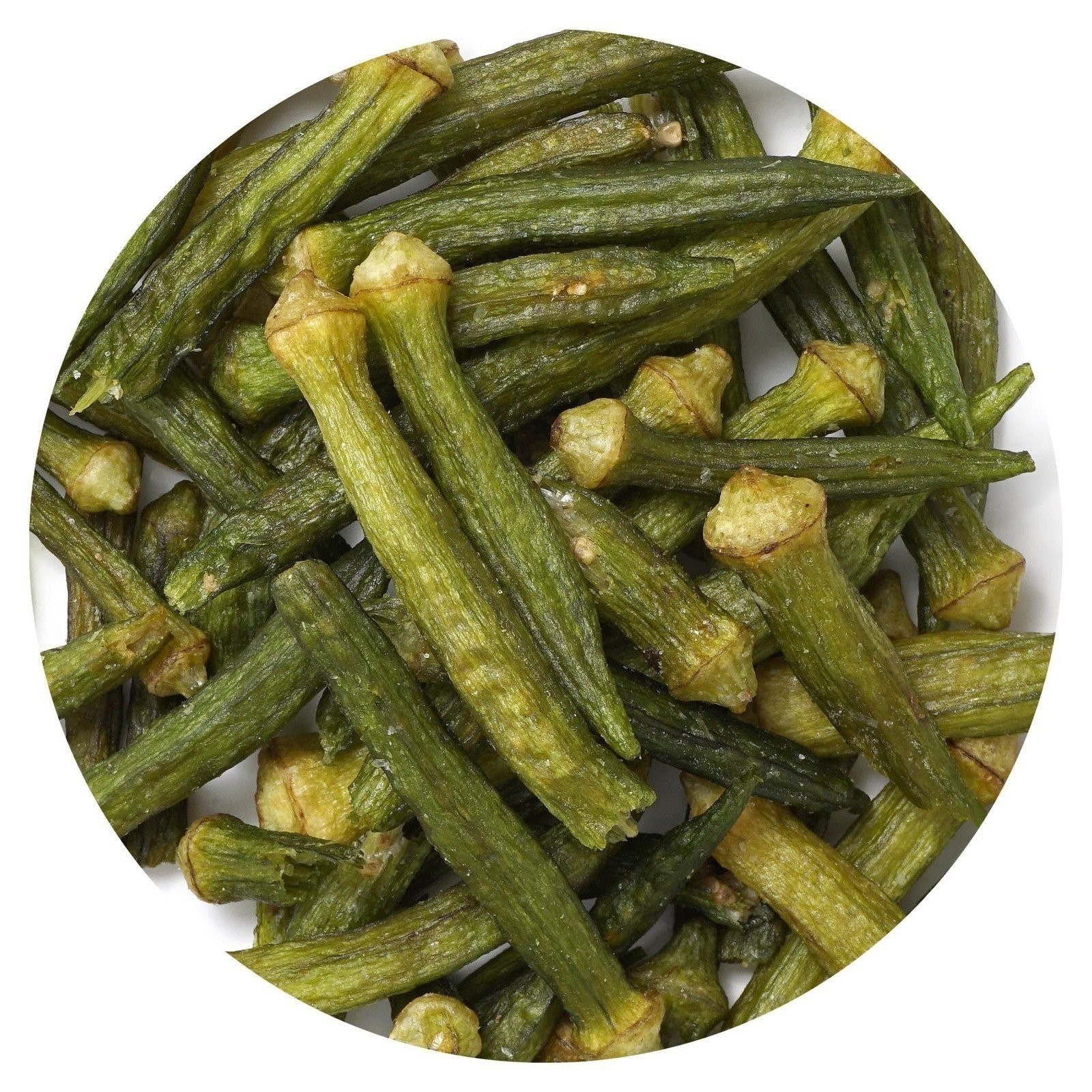 Okra Chips,1 Pound Bag, Veggie Chips, Vegetable Snacks, The Hampton Popcorn &…