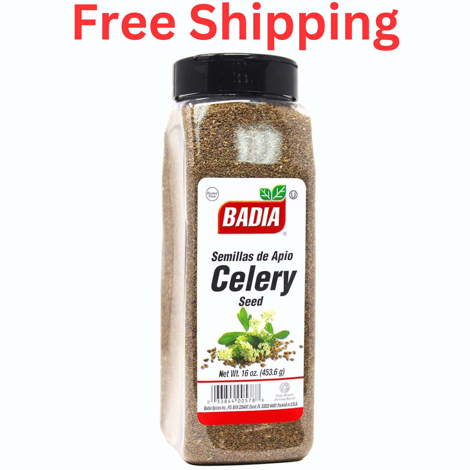 Badia Celery Seed Whole 16 oz – Aromatic & Bold Flavor for Pickling, Cooking, an