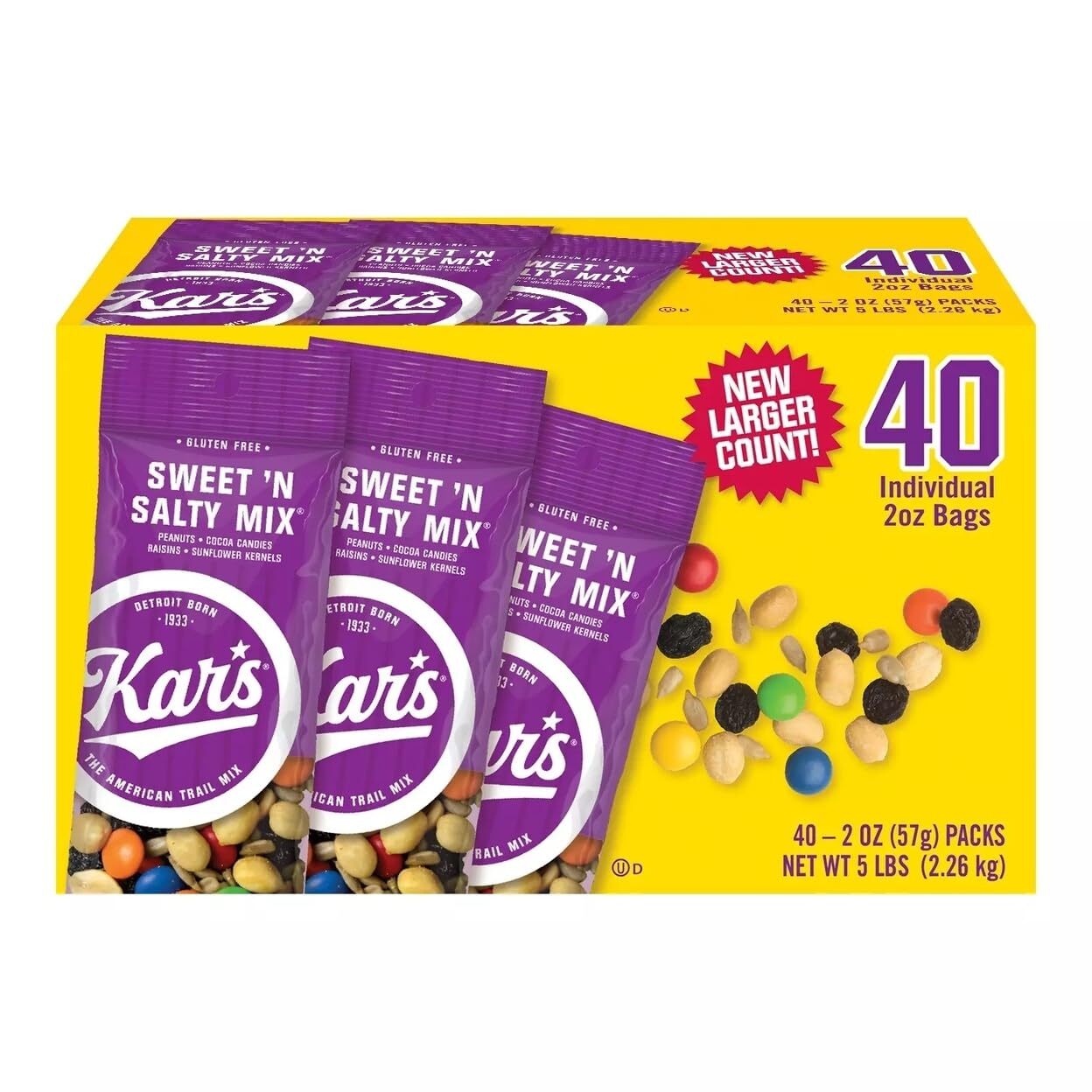 Kar’s Sweet ‘n Salty Mix 2 oz, 40 ct.