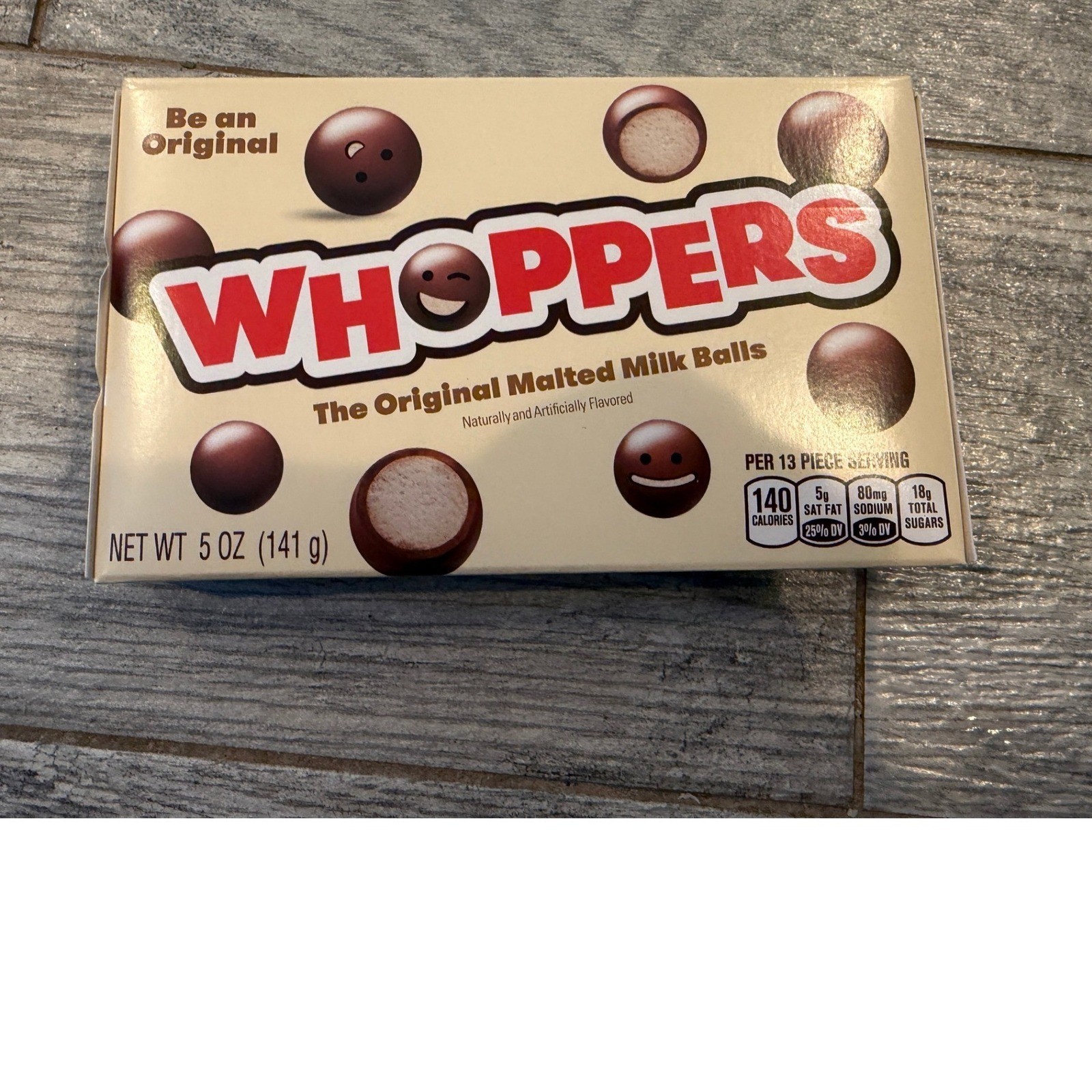 Whoppers Malted Milk Balls 5 oz Original Chocolate Candy New Theater Exp 5/2026