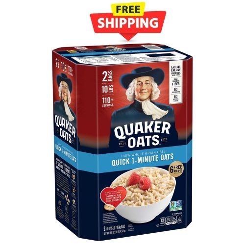 Quaker Quick 1-Minute Oats 160 oz., 2 pk.
