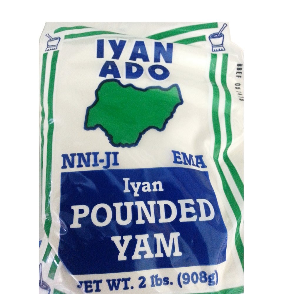 Pounded Yam 2lbs Authentic African Fufu for Delicious Meals