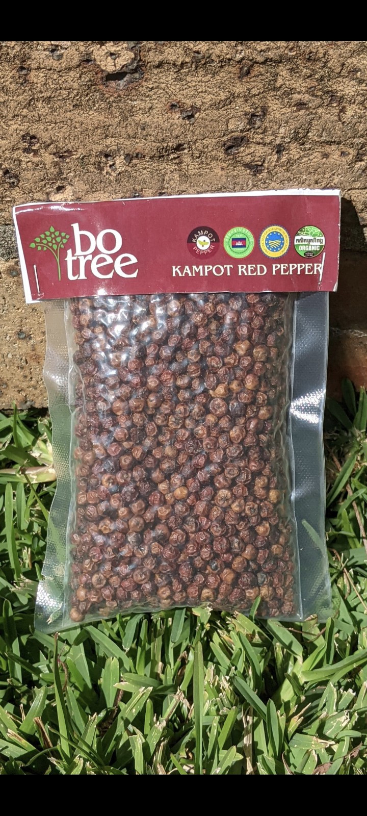 100 grams ORGANIC Red Kampot Pepper – The Best Pepper In The World