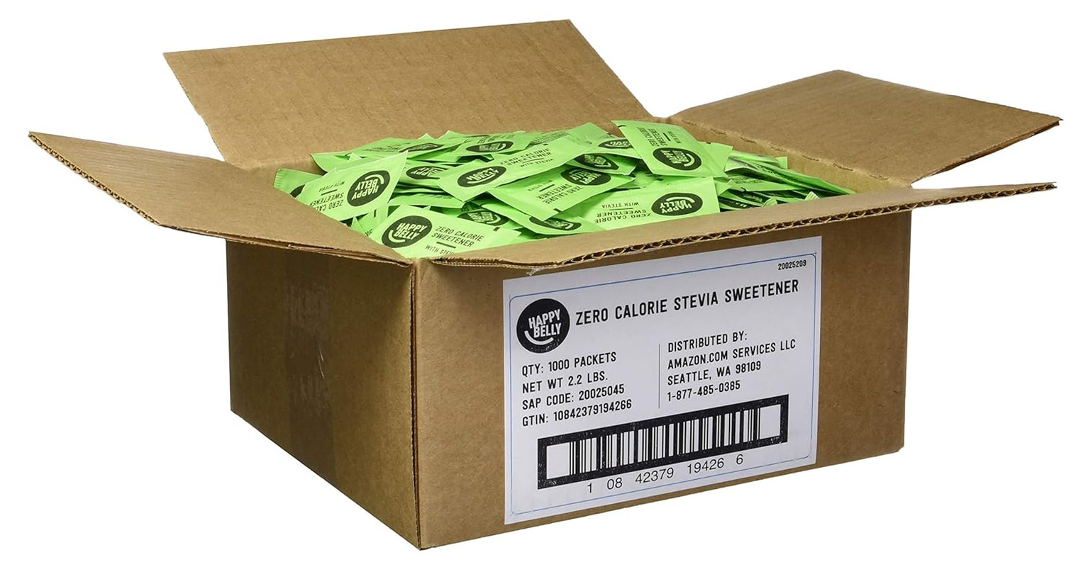 , Zero Calorie Stevia with Erythritol Sweetener Powder Packet, 1000 Count, 2.2 P