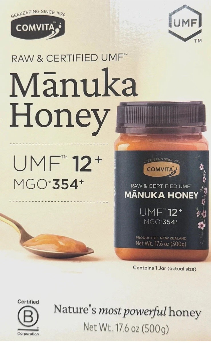 Comvita New Zealand Manuka Honey Certified UMF 12+ MGO 354+ 17.6 OZ Exp 09/2028