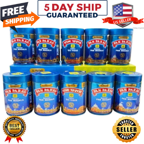 Pan Parag 100g Each Pack Of 10 Fresh Export Mouth Fresher EXP 03/27