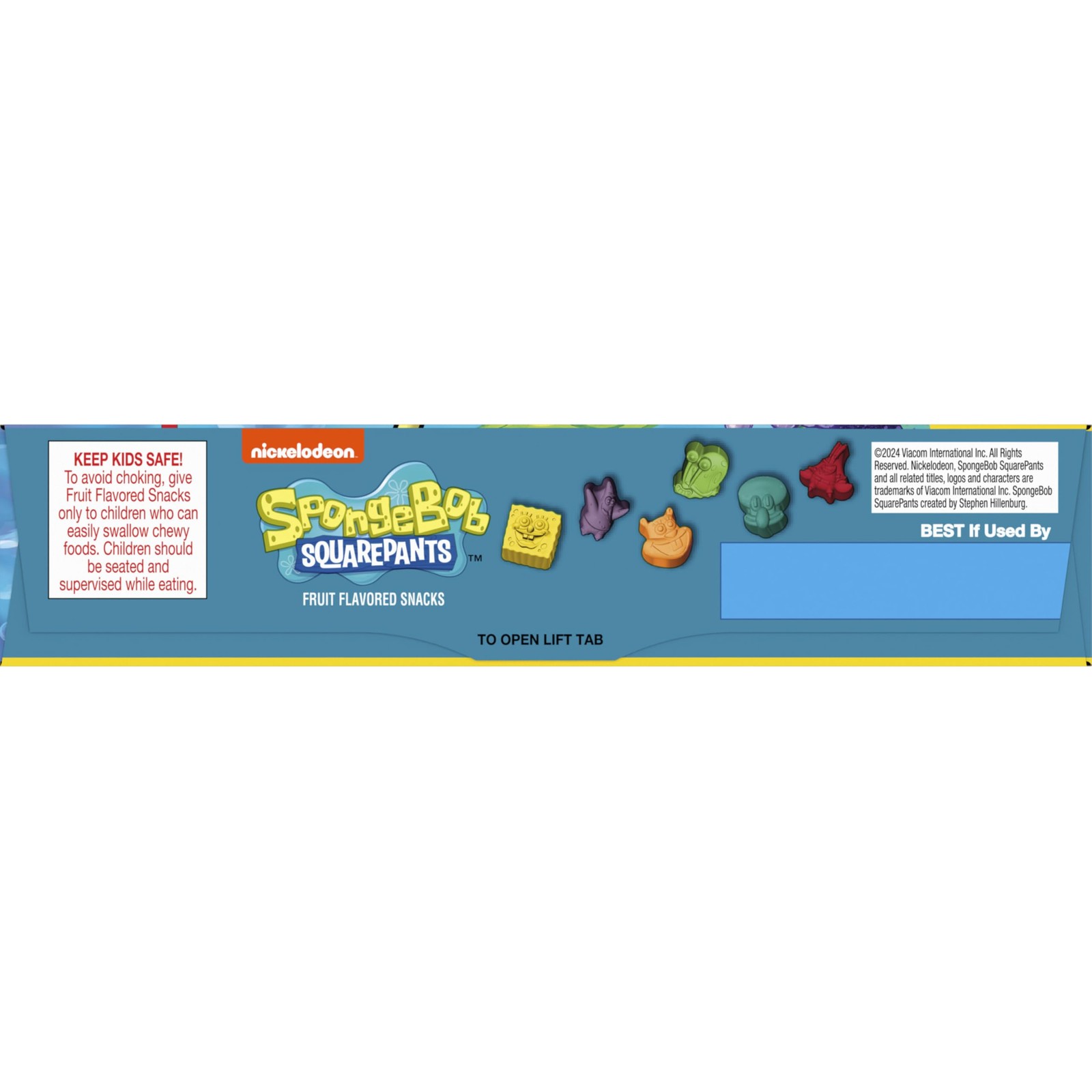 Nickelodeon SpongeBob SquarePants Fruit Flavored Snacks, 10 Count (Pack of 1)