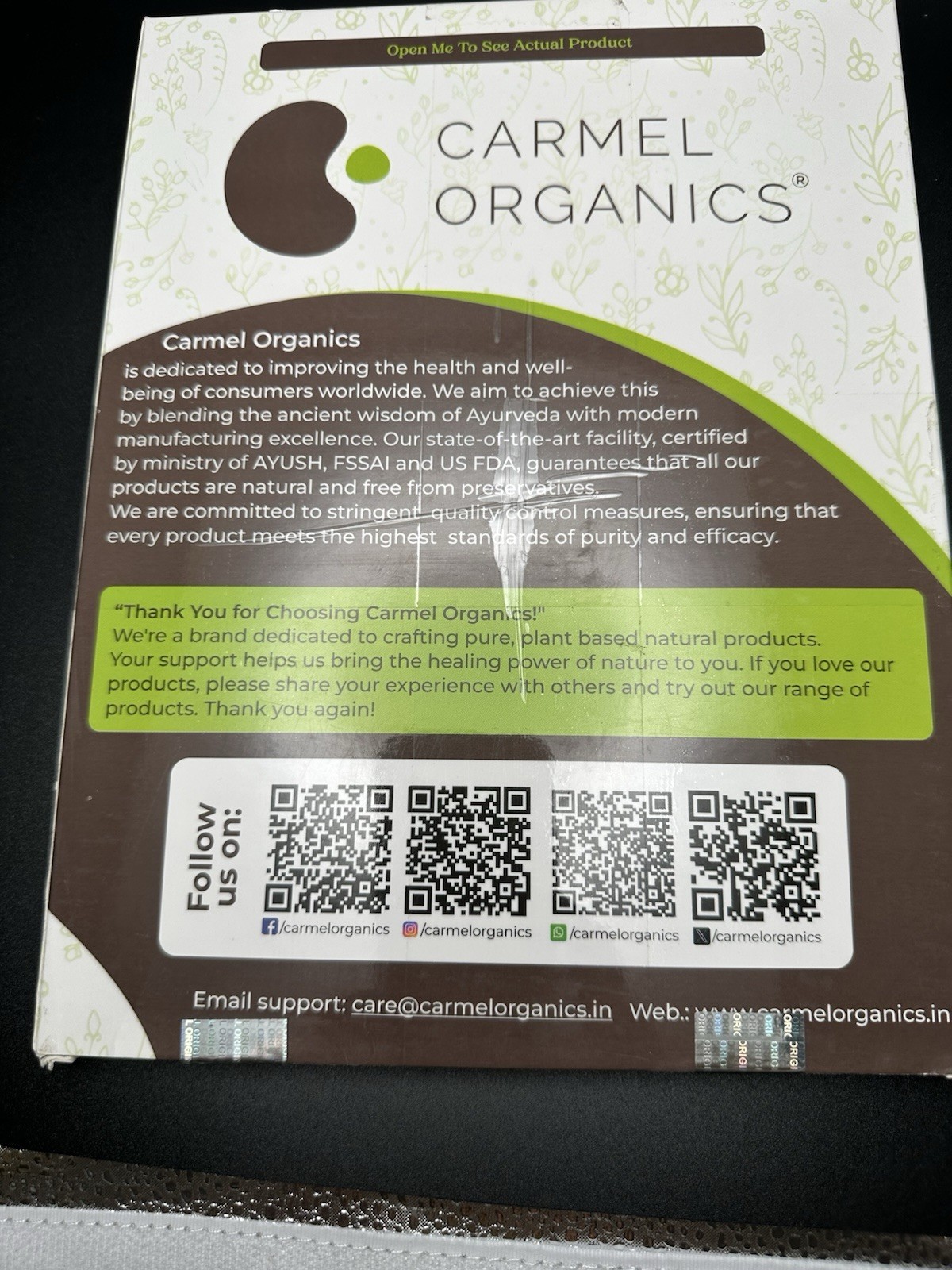 Carmel Organics USDA Certified Fenugreek Methi Seeds Whole 8 Oz BB 5/9/27 Sealed