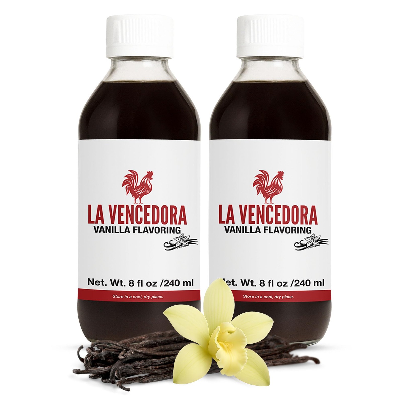 Mexican Vanilla 8oz Bottles (2 Pack) – Traditional Flavoring for Baking