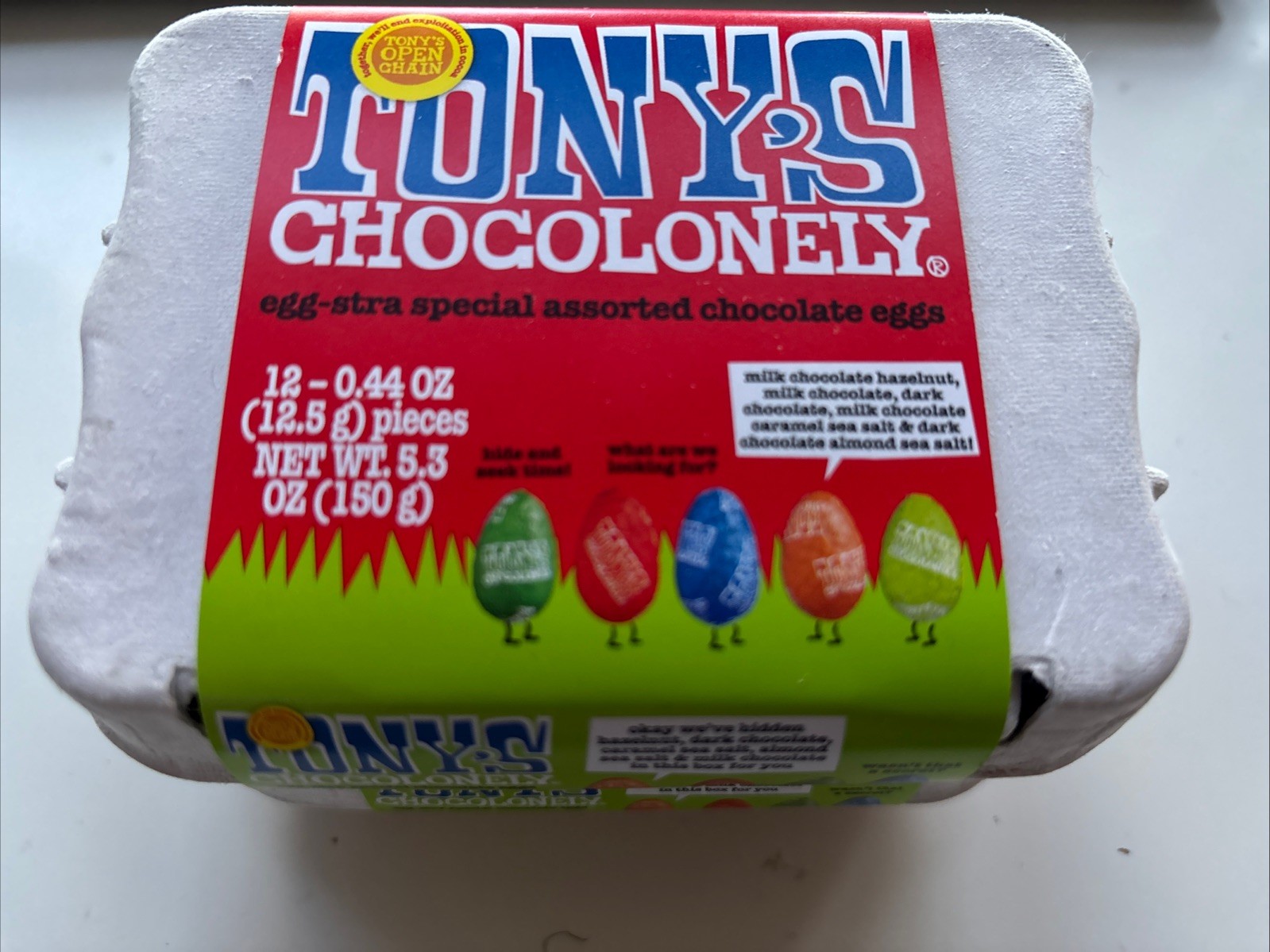 (2X) Chocolate Easter Egg Assortment 12 Pack Fairtrade