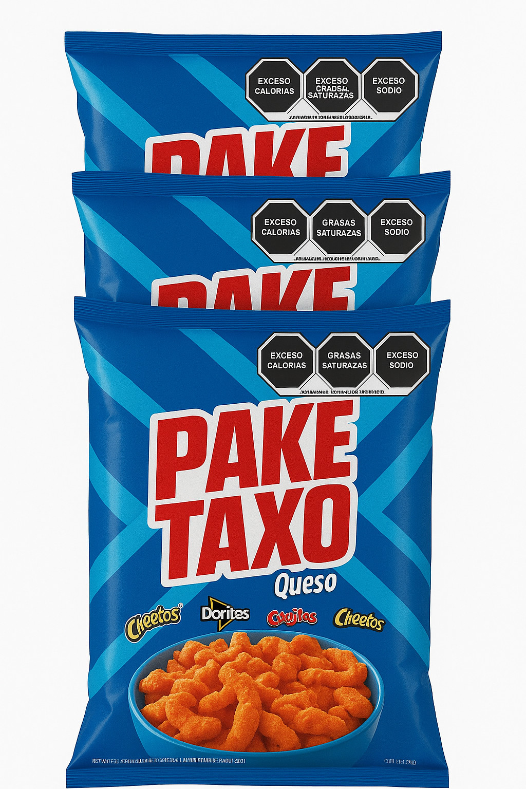 3 Pack Pake Taxo Quexo from Mexico Ships from United States
