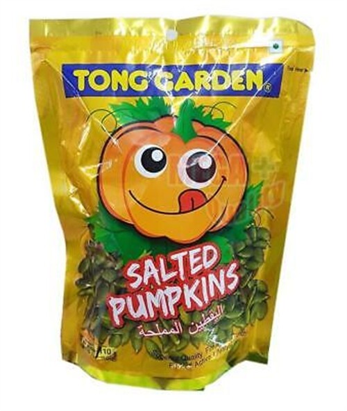 TONG GARDEN SALTED ROASTED PUMPKINS KERNELS DELICIOUS FOOD SNACK 110G