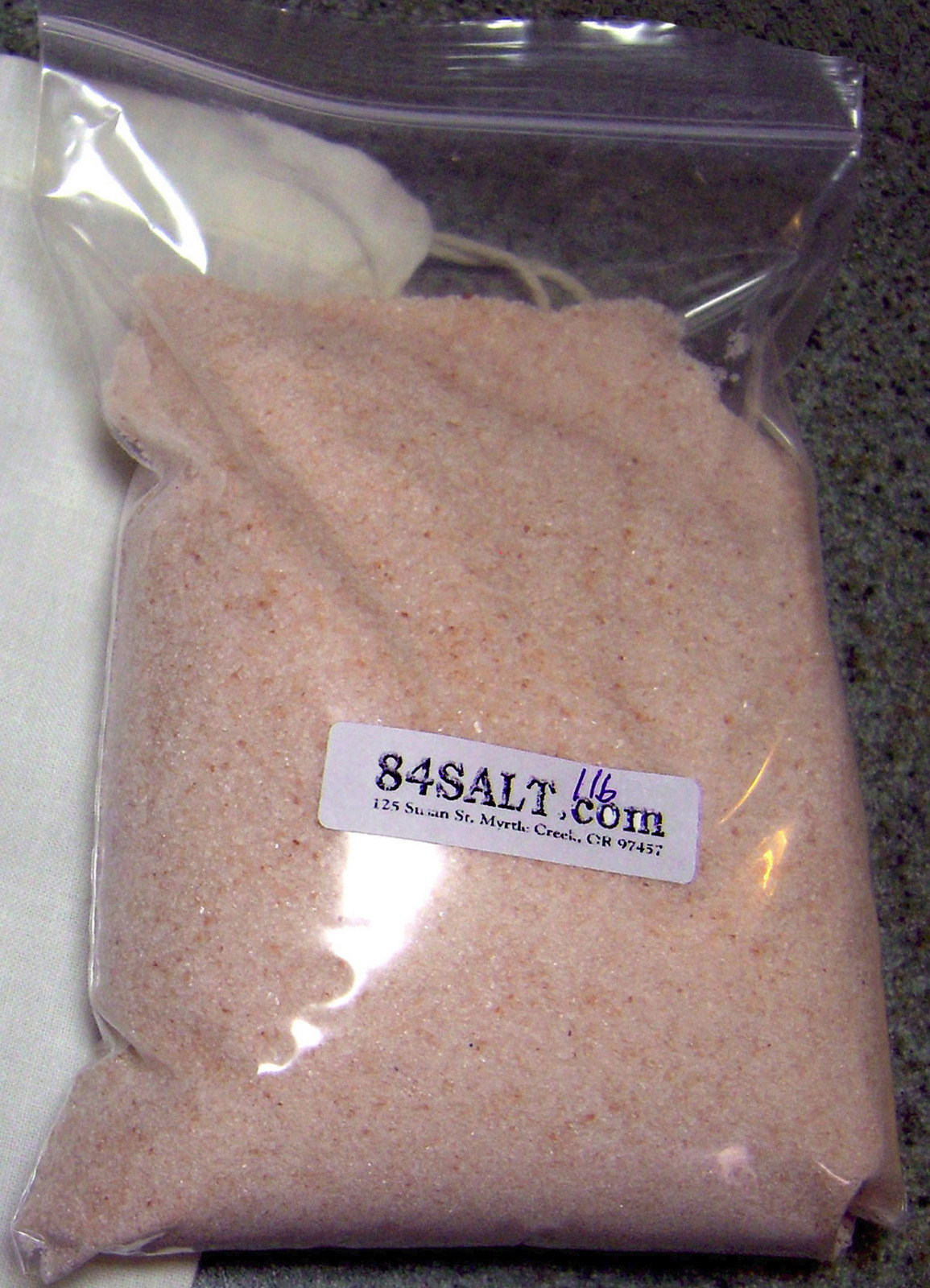 Gift Bag 1 Lb. Fine Organic Pink Crystal Himalayan Salt Gourmet FDA Kosher