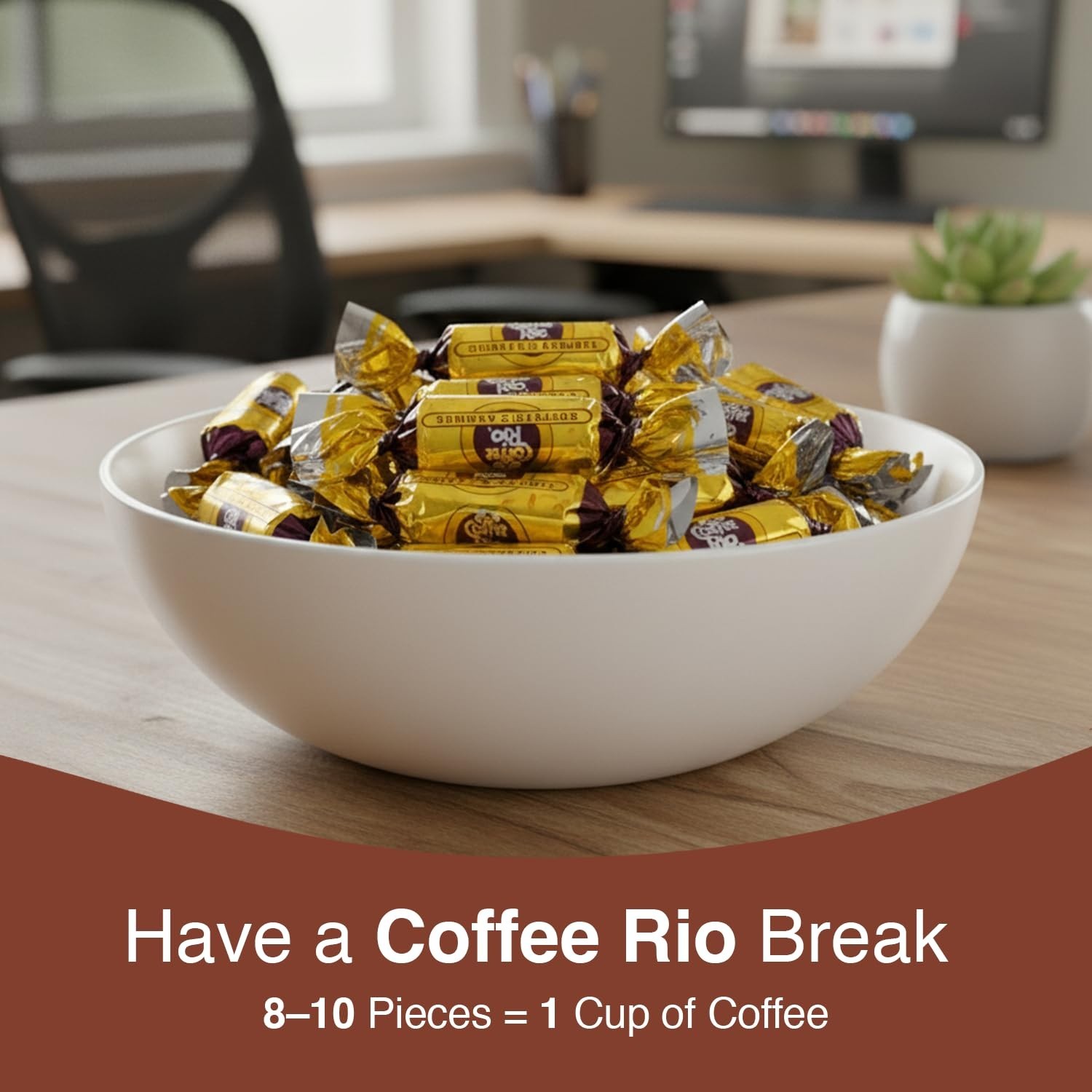 Coffee Rio 5.5 oz. ORIGINAL ROAST Premium Coffee Caramels Candy * ALWAYS FRESH *