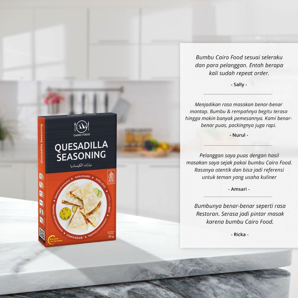 Quesadilla Seasoning Spice Blend No MSG Sweet Heat Swicy Street Flavors Global