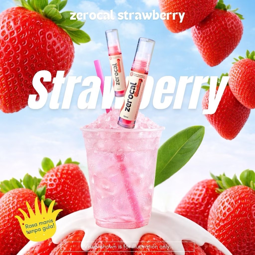 ZeroCal Zero Calorie Liquid Sweetener Sucralose Sugar Substitute Flavored Drop