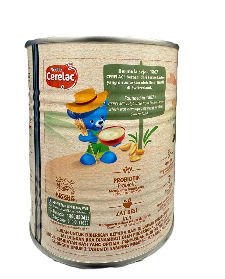 Nestle Cerelac Infant Cereals with Rice & Milk 350g (6 Months+) – 1 Can
