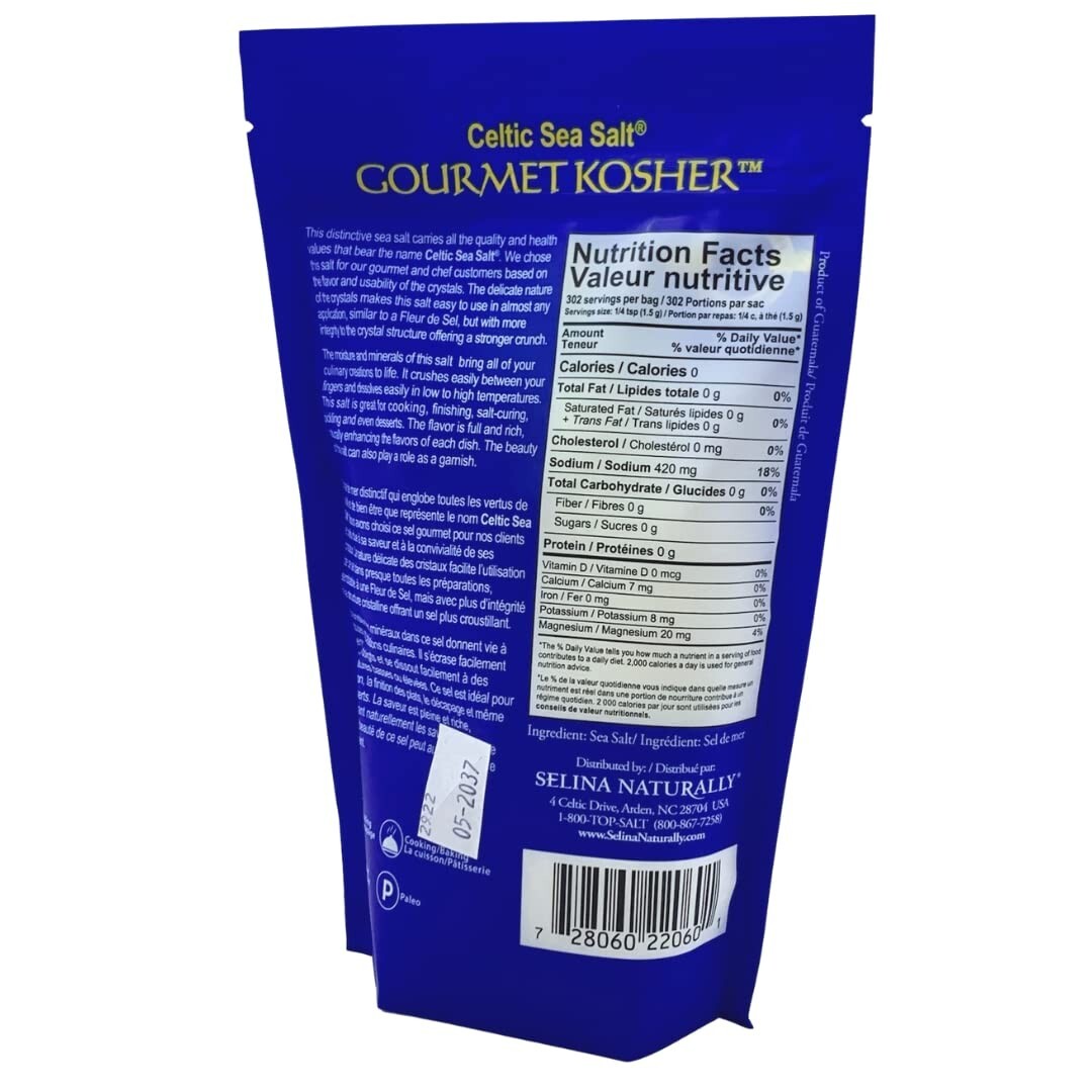 Celtic Sea Salt Gourmet Kosher, 16 Ounce