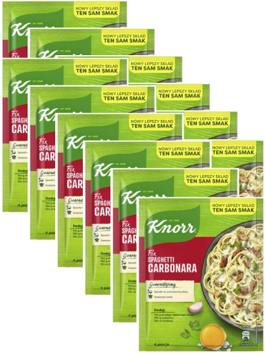 Maggi Fix Spaghetti CARBONARA seasoning packet 10 ct./40 servings FREE SHIPPING