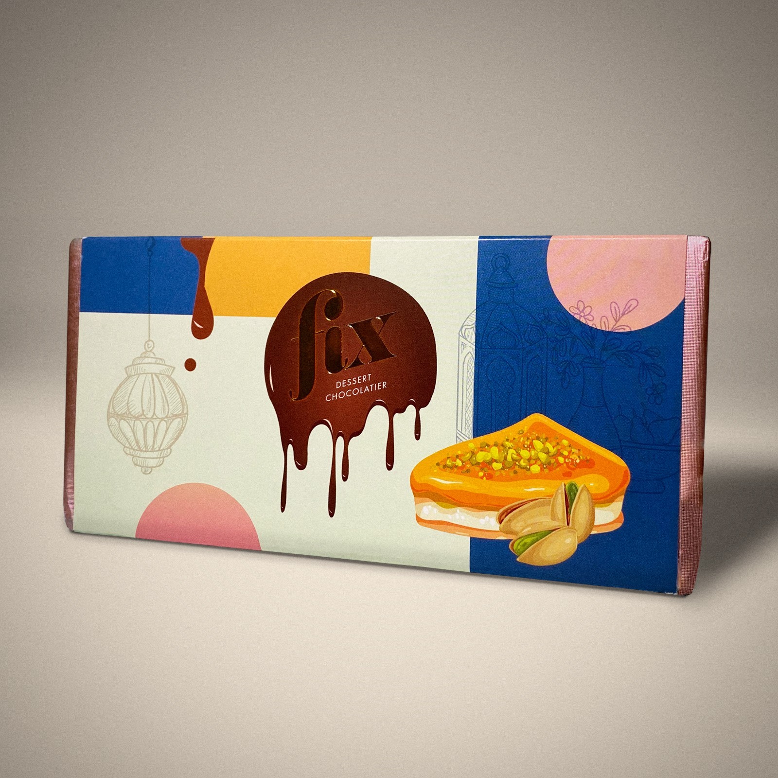 Dubai Chocolate Bar Pistachio Kataifi – Viral Dubai Chocolate 200G/7.5oz Origina