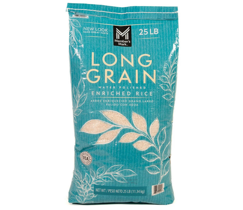 Member’s Mark Long Grain White Rice 25 lb Bag Bulk Pantry Staple