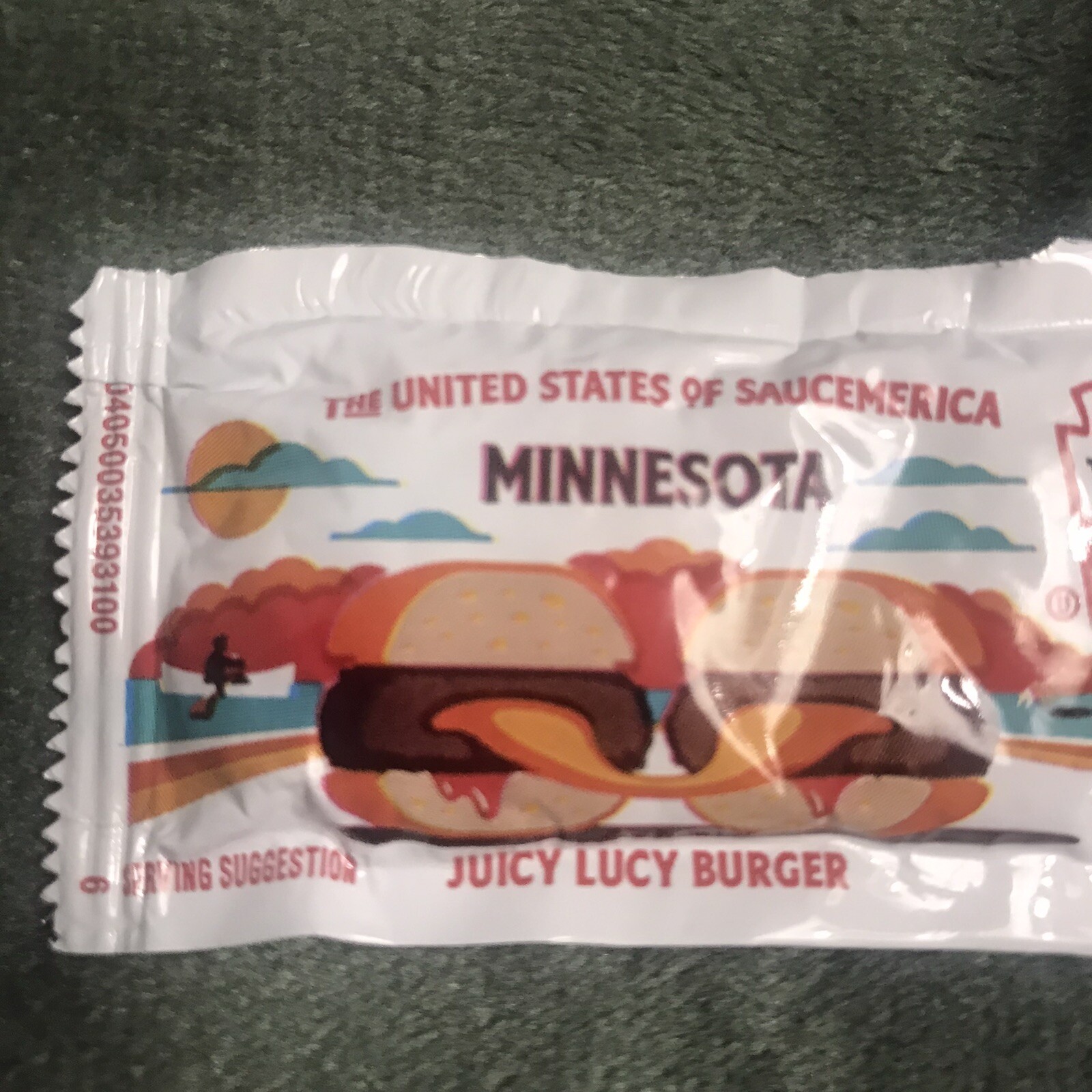 1 Heinz United States Of Saucemerica Ketchup Packet Minnesota #32/50 *NEW*