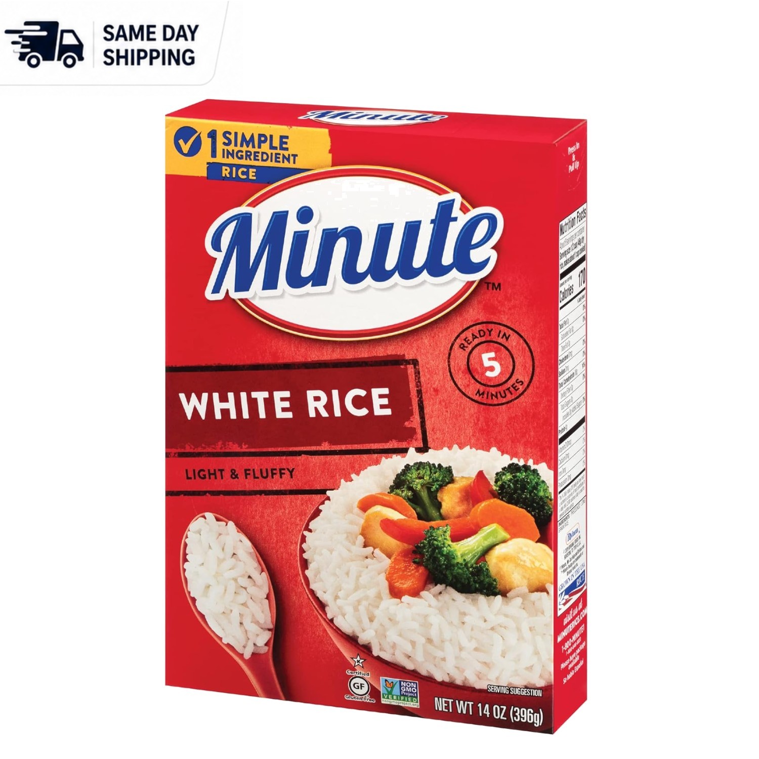 Fluffy Instant White Rice, 14 oz – Deliciously Quick Dinner Solution