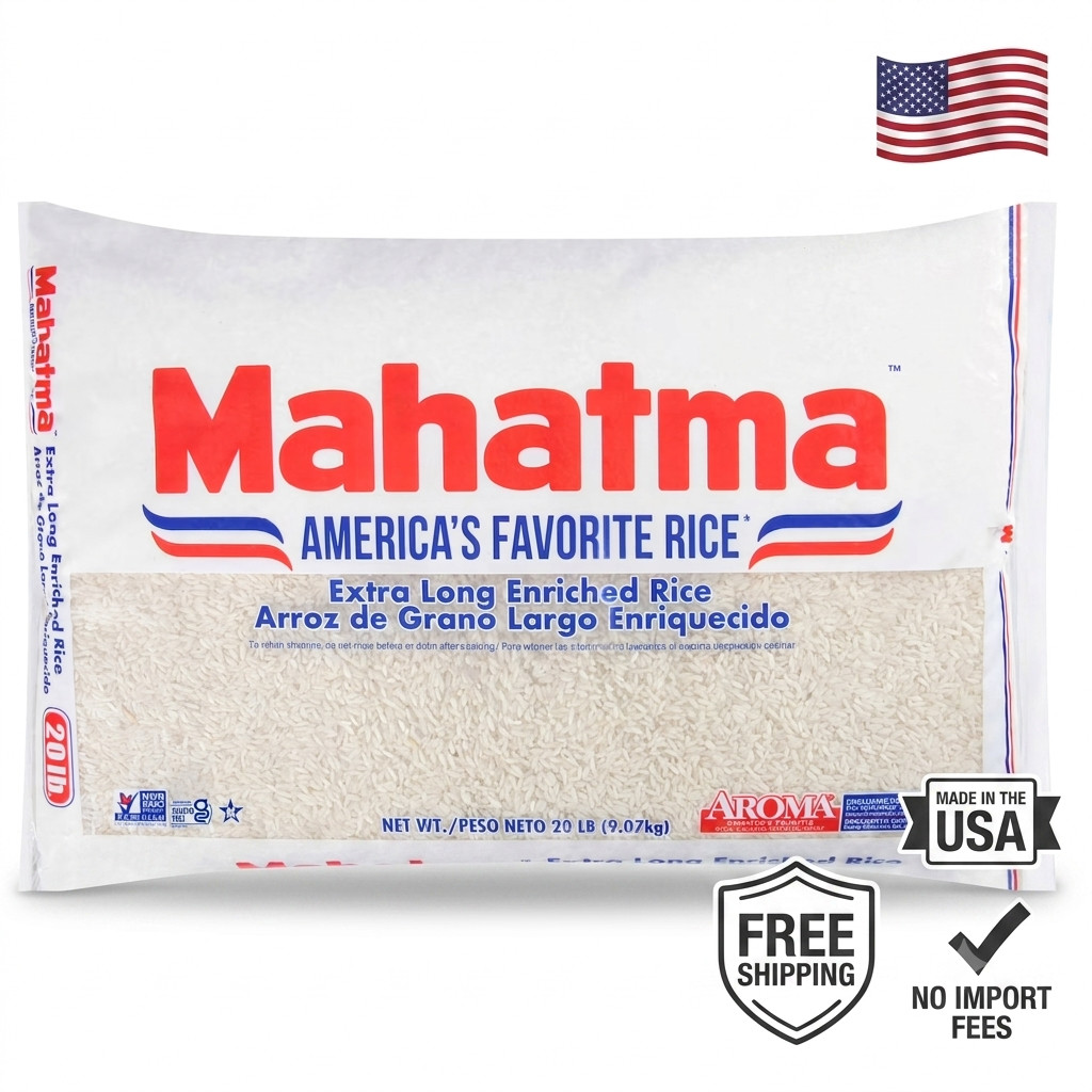 Mahatma Enriched Extra Long Grain White Rice 20 lb Bag