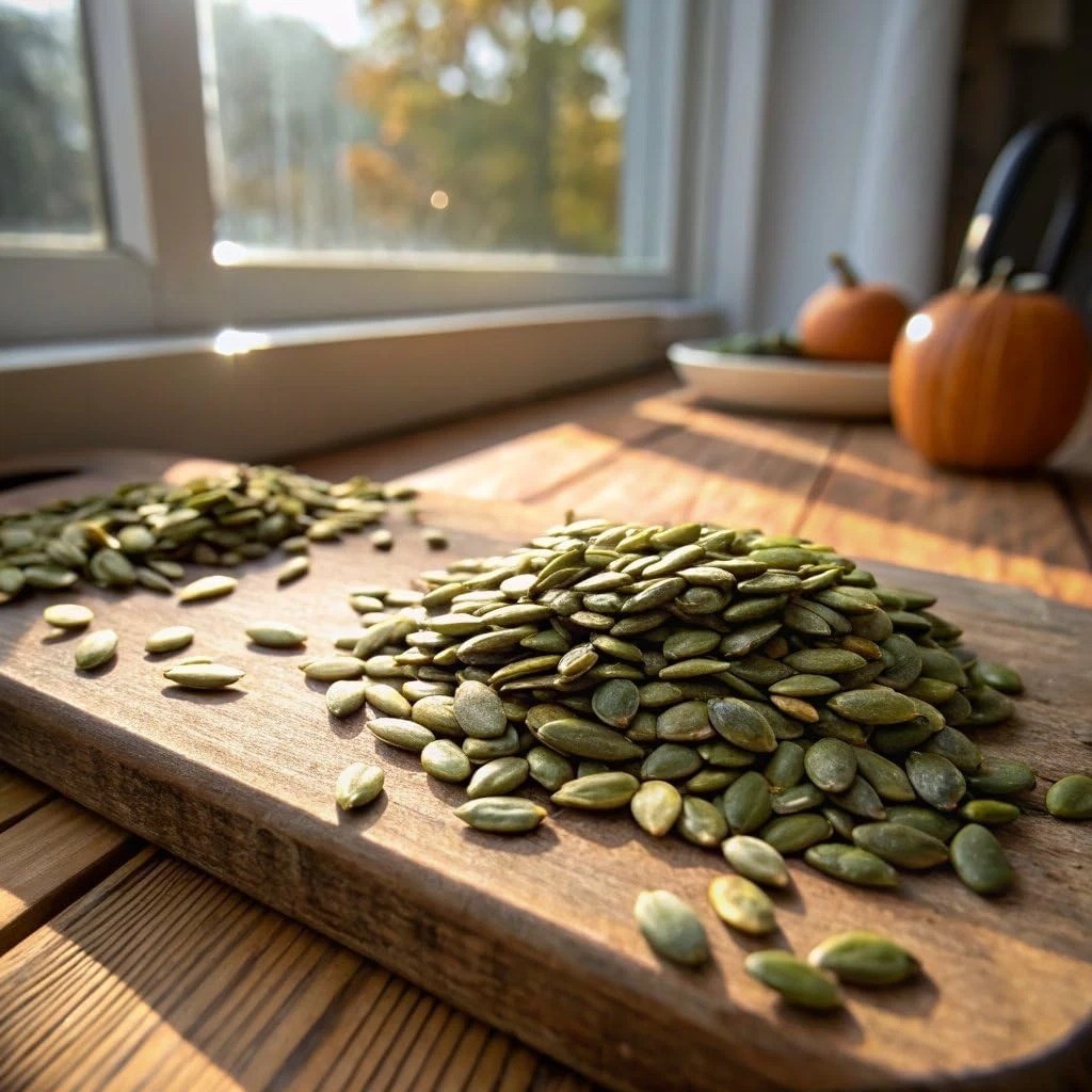 – Raw Pumpkin Seeds Pepitas, Unsalted, Shelled, (8Oz – 1 Pack) Bulk Nuts Packed