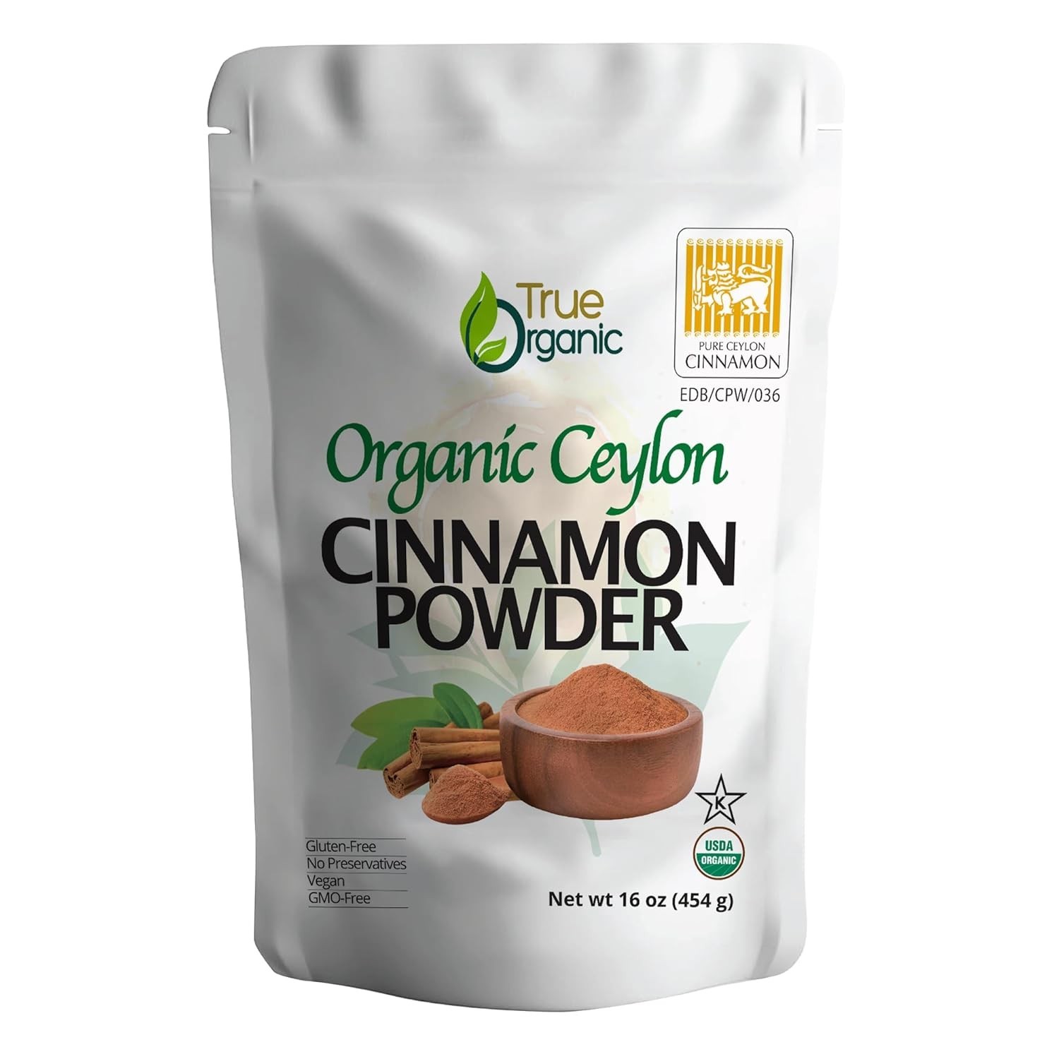 Organic Ceylon Cinnamon Powder 1lb Pure Ground Gluten Free
