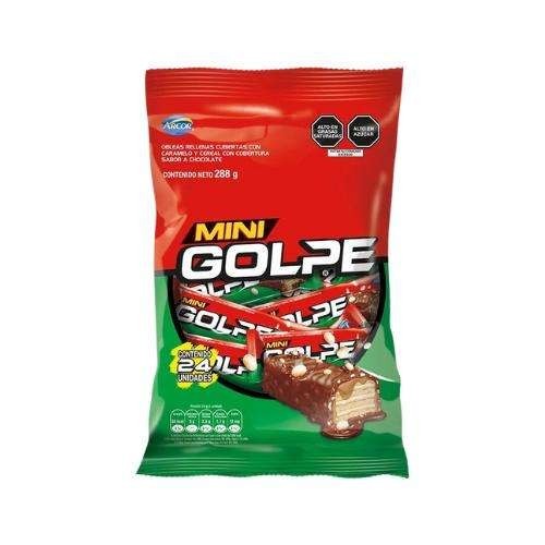 GOLPE – CHOCOLATE – MINI X 24 – BOLSA – ARCOR – PACK X 2