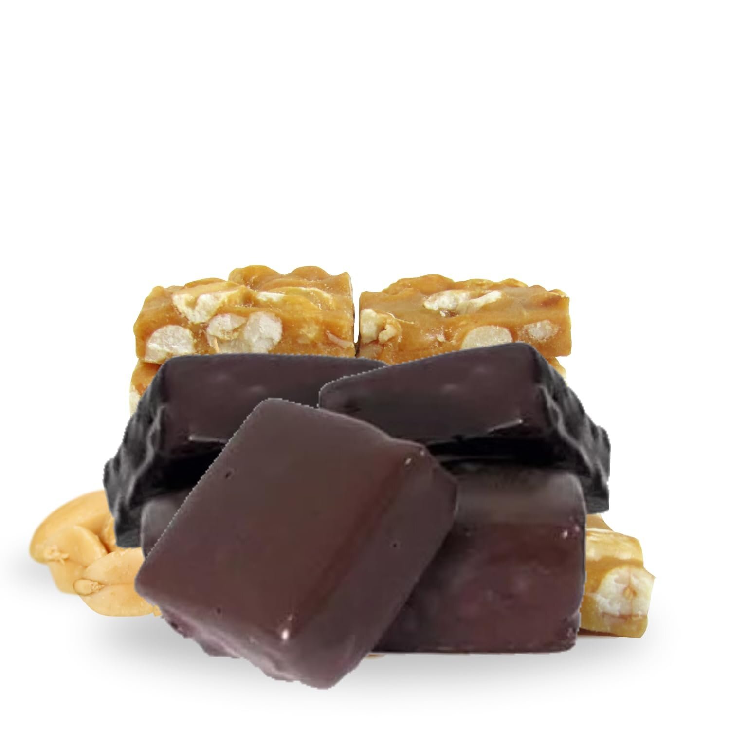 Gourmet Dark Chocolate Covered Peanut Brittle by Its Delish, 12 Oz