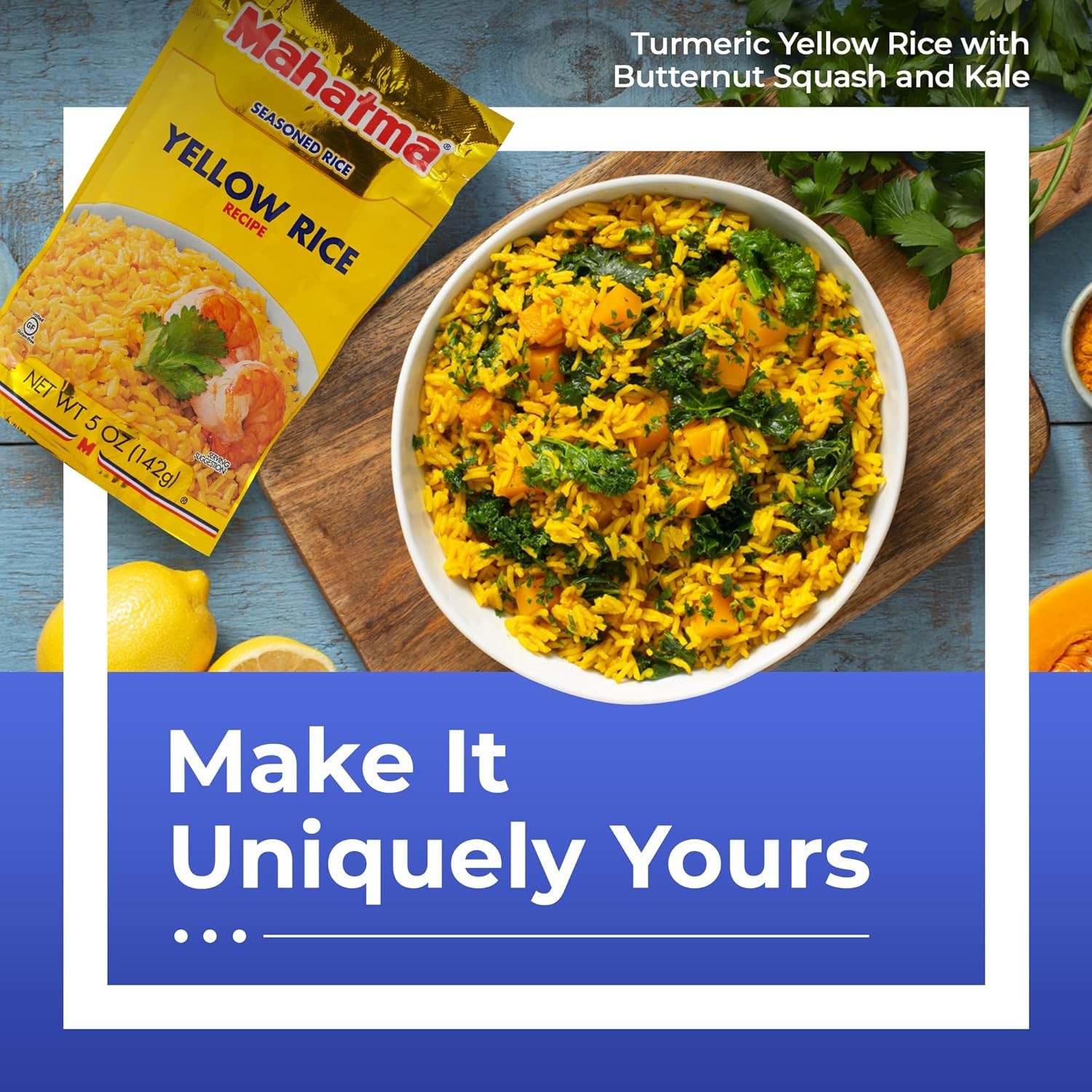 Mahatma Yellow Rice Mix, Long-Grain Rice, Stovetop or Microwave 5 Ounce