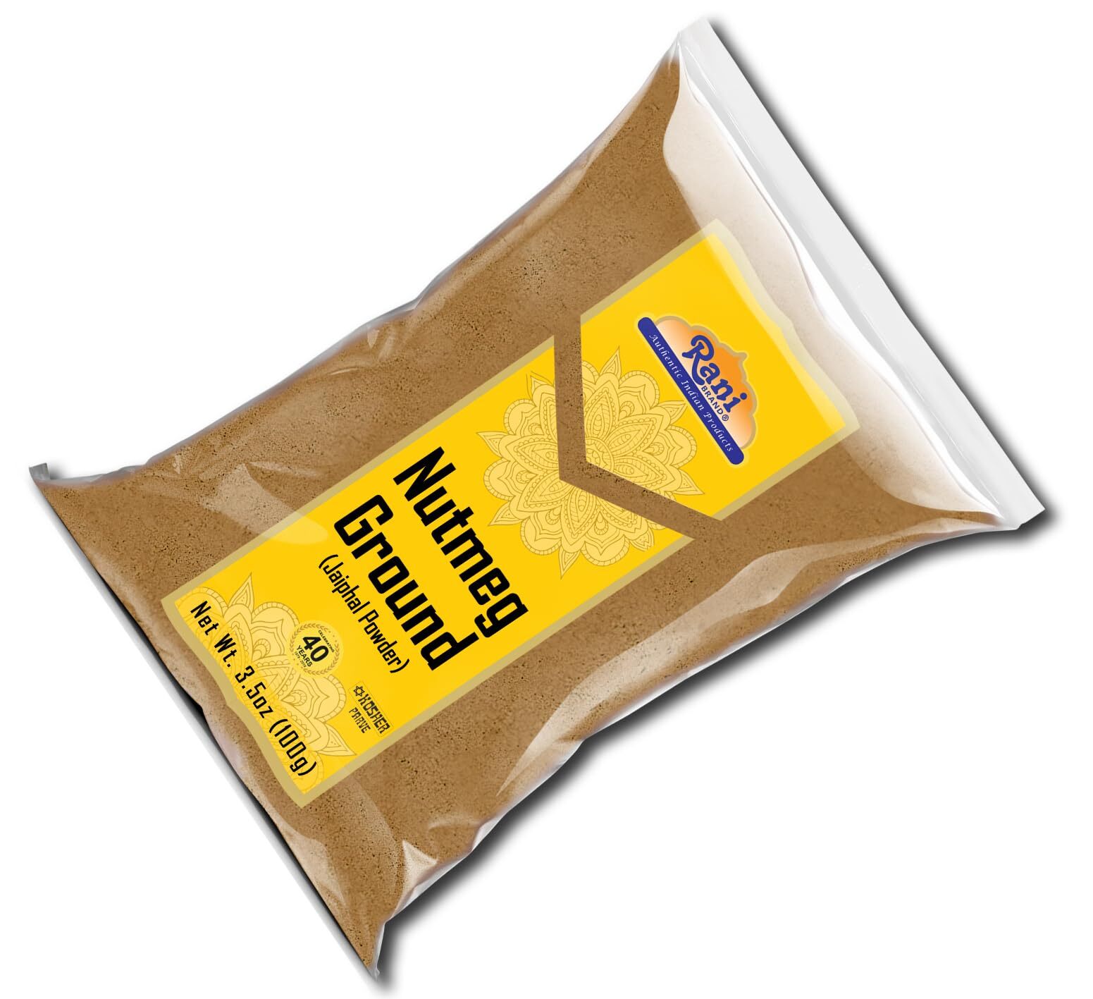 Rani Nutmeg (Jaiphul) Ground Powder Spice, 3.5oz (100g)