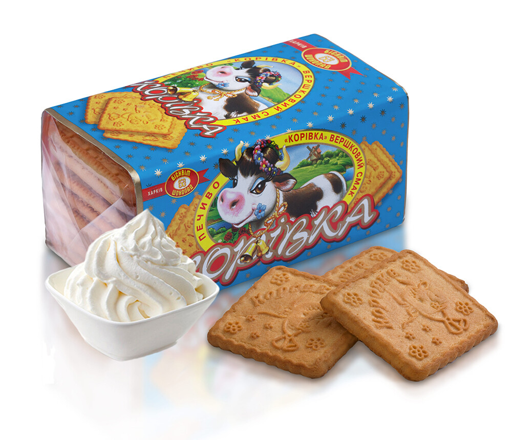[3 PACK] Russian Creamy Cookies Сливочное Печенье Коровка US Seller 6.3oz/180g