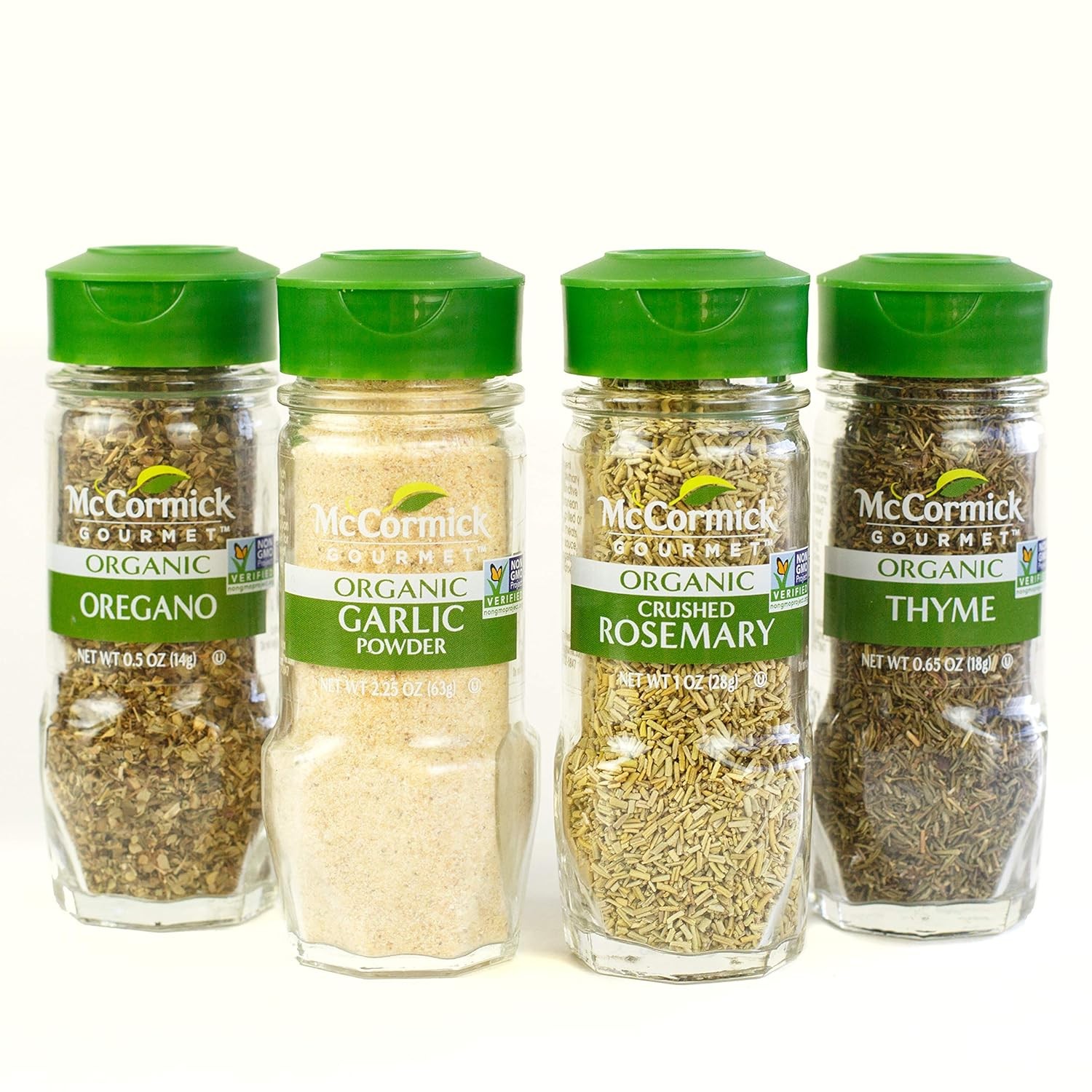 McCormick Gourmet Organic Herbs (Oregano, Garlic Powder, Thyme & Rosemary)