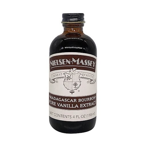 Nielsen-Massey Finest Quality Madagascar Bourbon Pure Vanilla Extract 4OZ 2 PACK