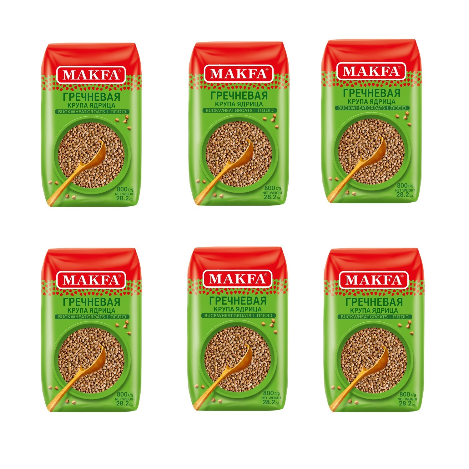 MAKFA Buckwheat Groats Premium Quality 800 g/28.2 oz Гречка Ядрица