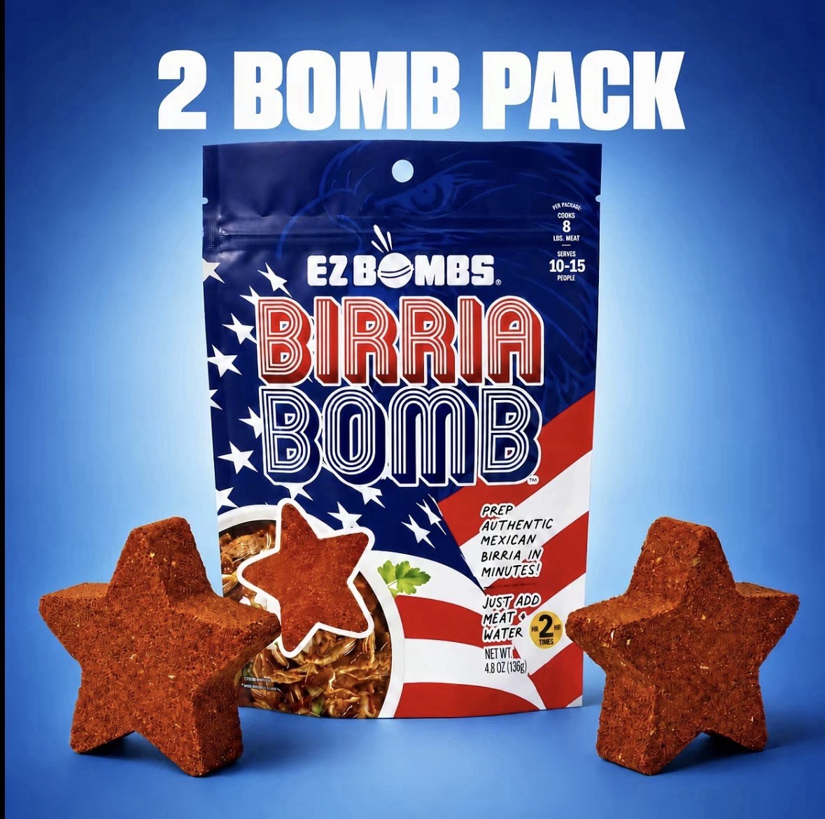 EZ Bombs Birria Bomb Seasoning, 1 Pack – Authentic Mexican Spice Mix for Tacos