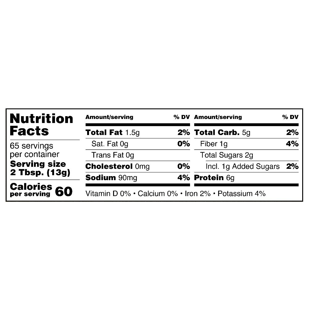 Gluten-Free Powdered Peanut Butter Low Fat Natural Spread 30 oz 2-Pack