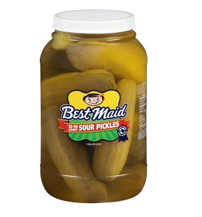 Best Maid Sour Pickles 1 Gal Jar 128 Fl Oz