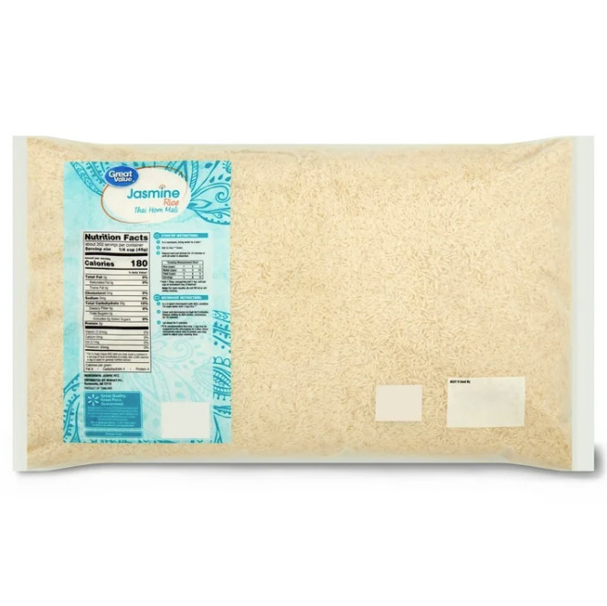 ( 2 Pack ) Great Value Jasmine Rice, 20 lb, Free Shipping