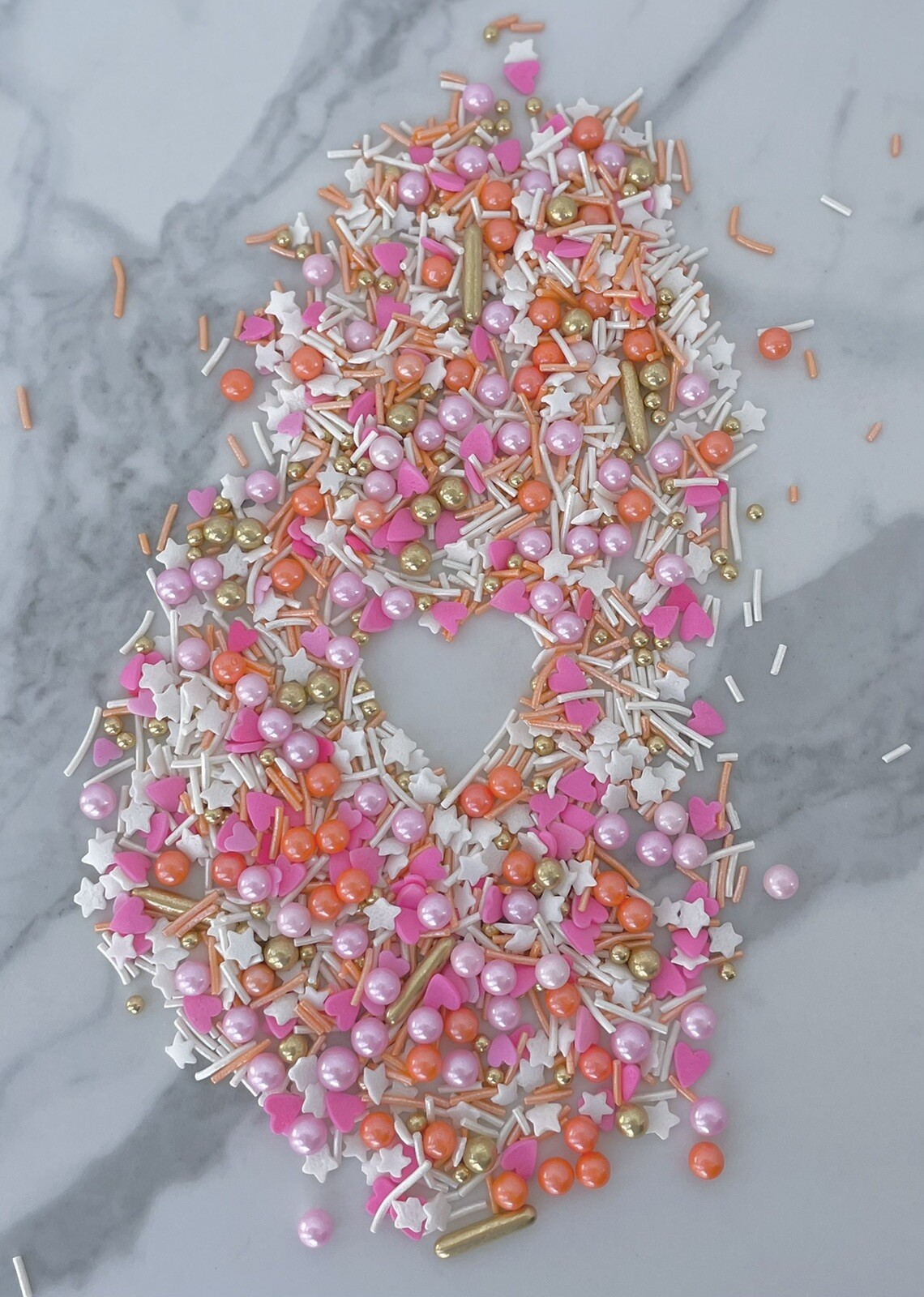 Princess sprinkles cake decoration