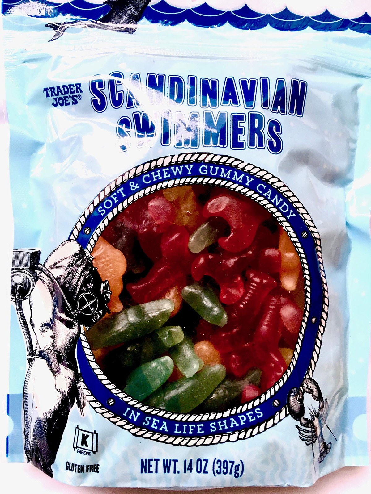 3-Pack Trader Joe’s Scandinavian Swimmers 14 OZ – Soft 14.0 Ounce (Pack of 3)